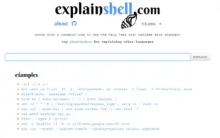 explainshell