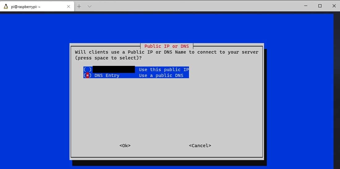 Et skærmbillede af en computerskærm med en blå skærm forårsaget af openvpn.