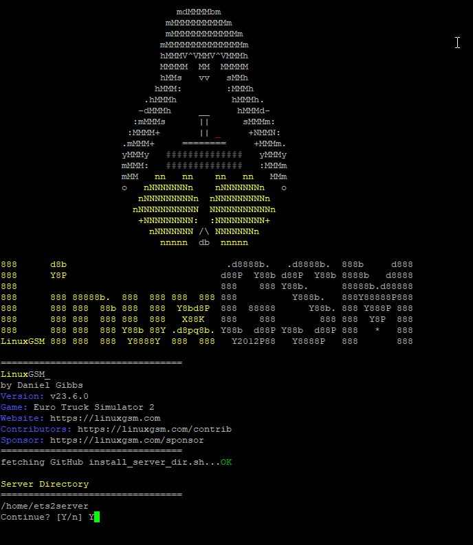 En computerskærm, der viser linux gsm.