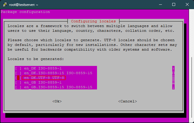 Et skærmbillede af en computerskærm med en lyserød skærm.