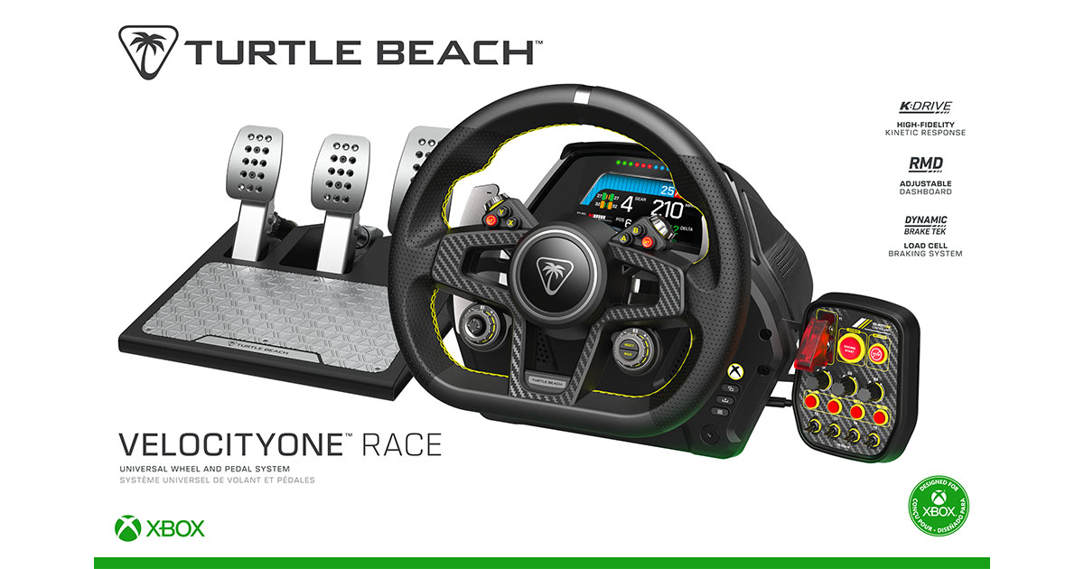 VelocityOne Race fra Turtle Beach kommer med fuld fart med en utrolig raceroplevelse for Xbox 360-spillere.
